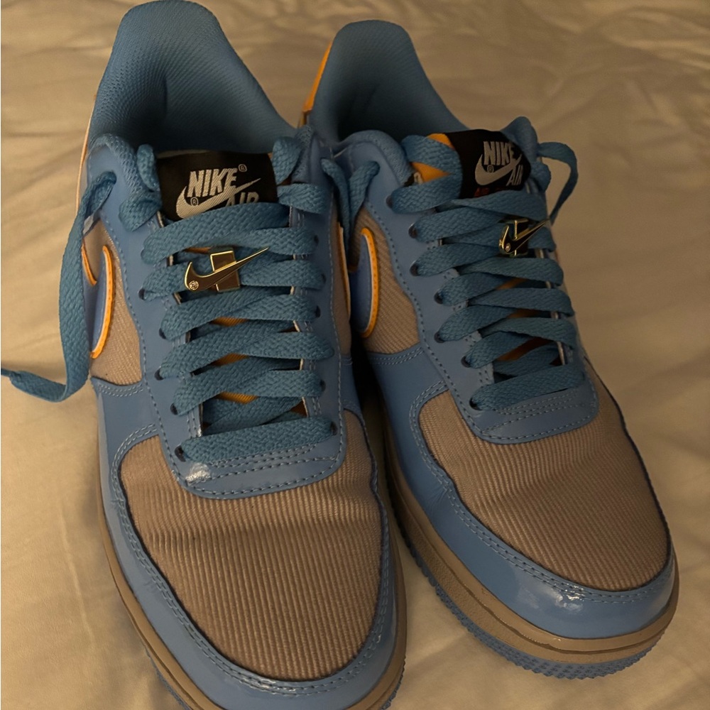 Blue & Women’s Nike Air Force 1 CUSTOM sneakers size 8